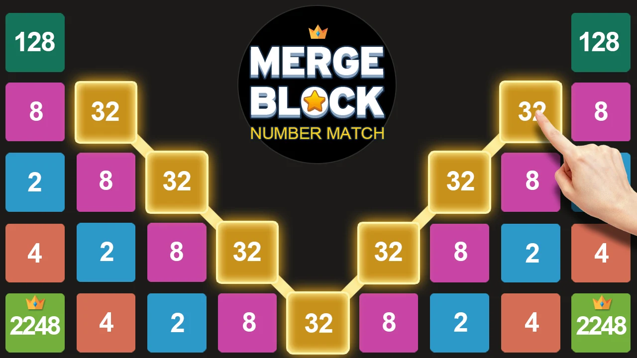 2248 - 2048 puzzle games screenshot