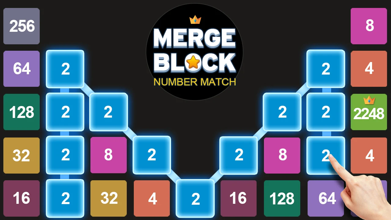 2248 - 2048 puzzle games screenshot