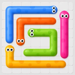 Peck Snack: Worm Arrow Puzzle のアイコン